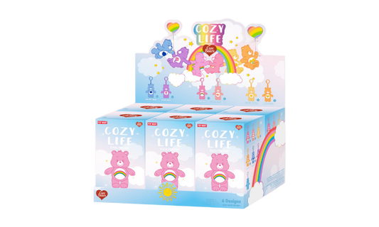 Pop Mart Care Bears Cozy Life Series Plush Pendant Sealed Case (6 Blind Boxes)