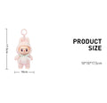 Pop Mart Labubu Mokoko Close to Sweet Vinyl Plush Doll Pendant Keychain