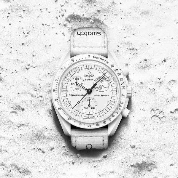Swatch x Omega Bioceramic Moonswatch Mission To Moonphase Snoopy