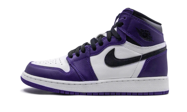 Air Jordan 1 Retro High Court Purple White (GS)