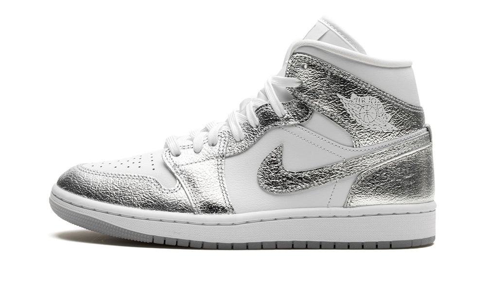 Air Jordan 1 Mid SE Metallic Silver