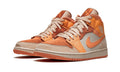 Air Jordan 1 Mid Apricot Orange (Women's)