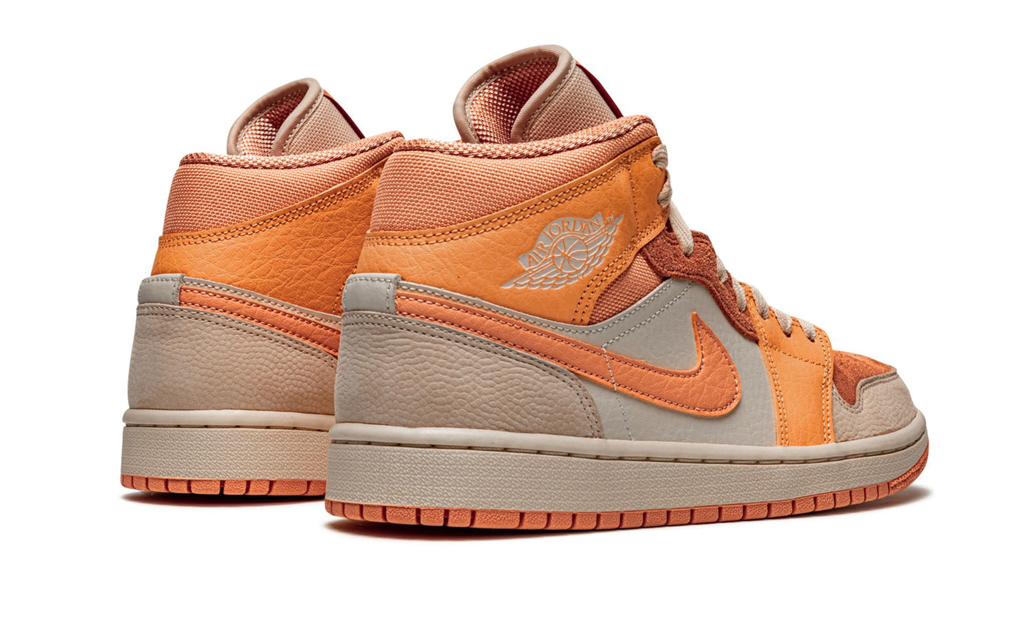 Air Jordan 1 Mid Apricot Orange (Women's)