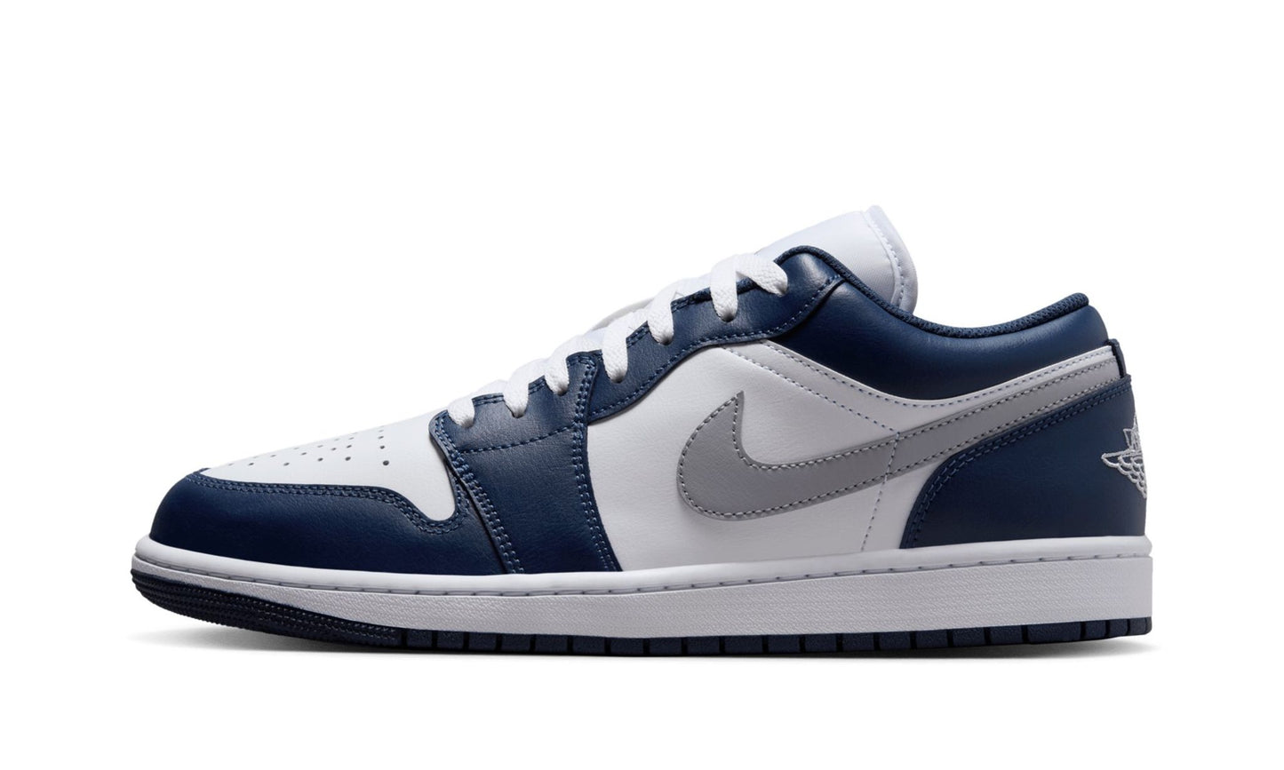 Air Jordan 1 Low Wolf Grey Midnight Navy