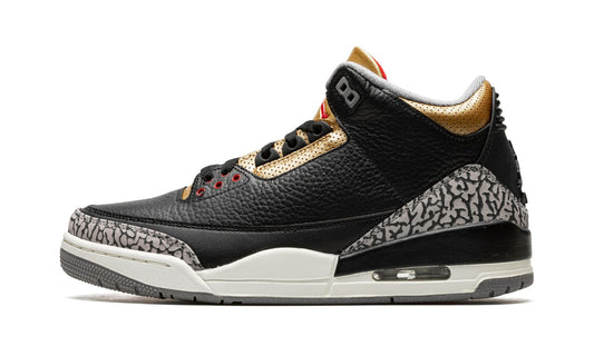 Air Jordan 3 Retro Black Cement Gold (Women's)