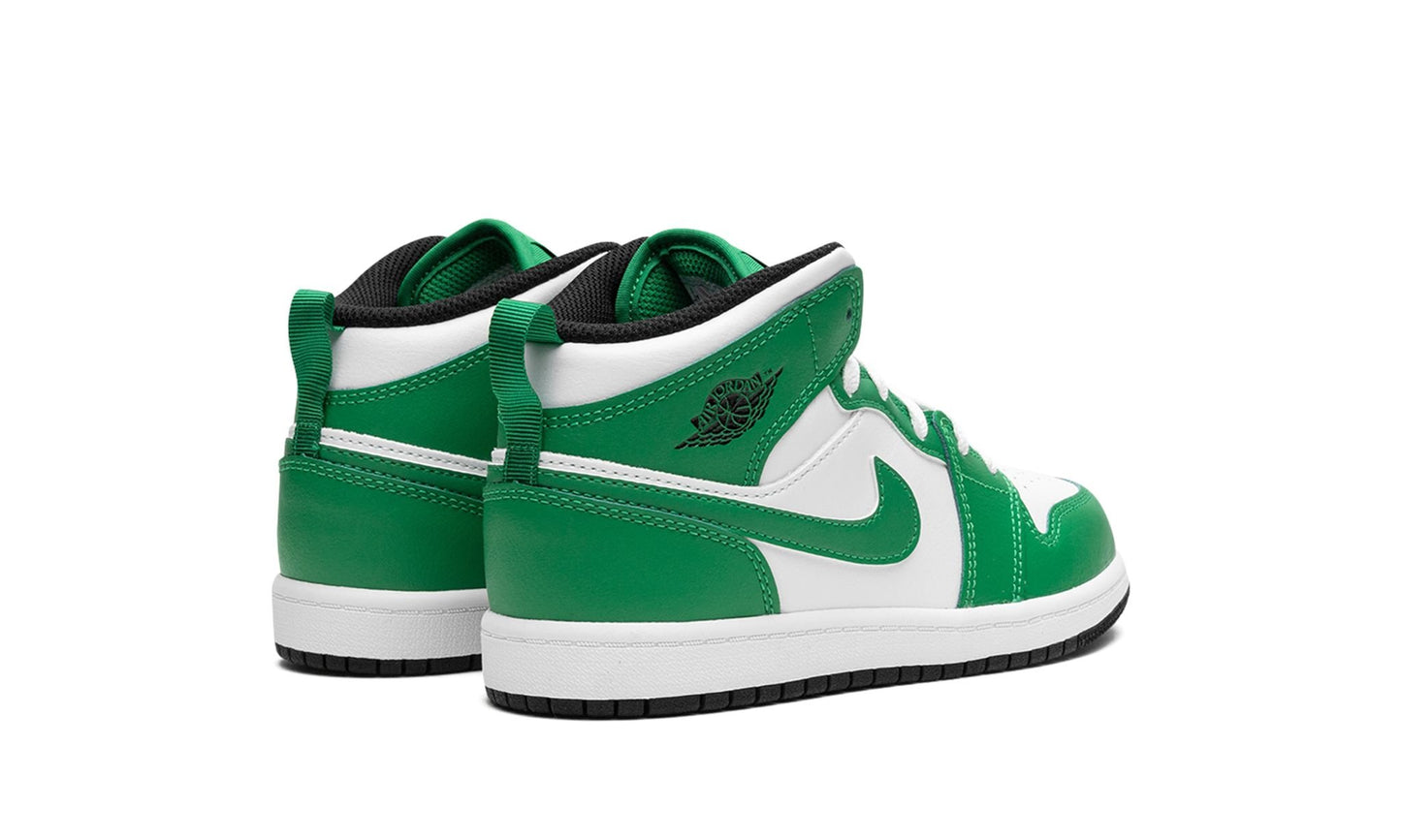 Air Jordan 1 Mid Lucky Green (PS)