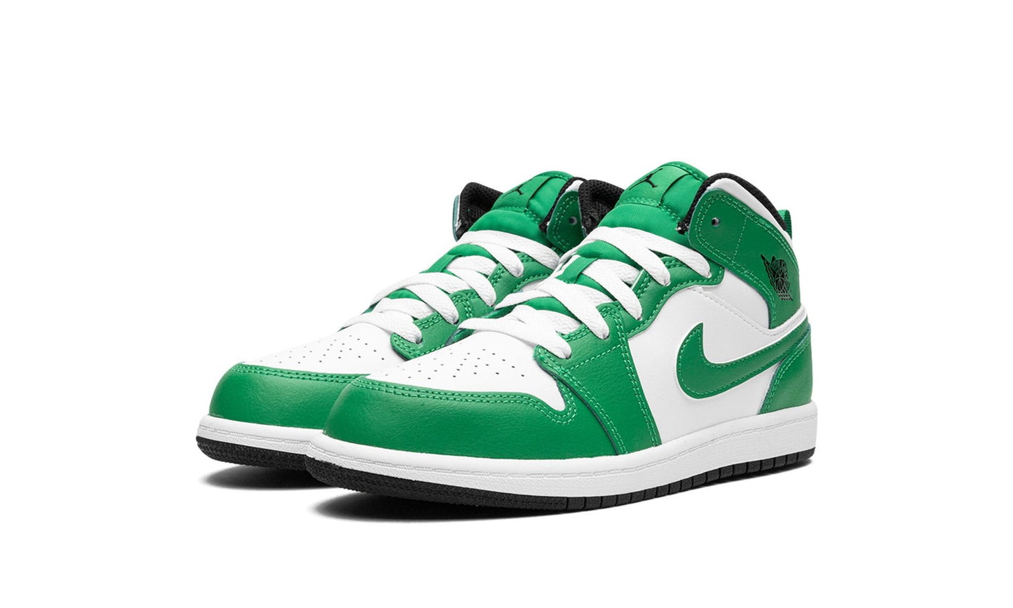 Air Jordan 1 Mid Lucky Green (PS)