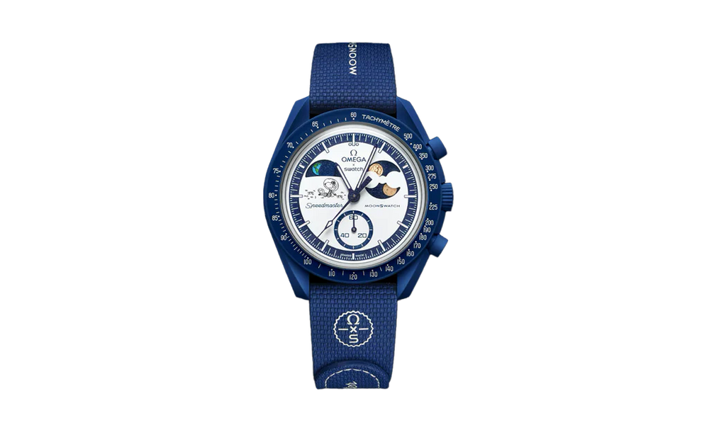 Swatch x Omega Bioceramic Moonswatch Mission To Earthphase Moonshine Snoopy Gold (Hunters Moon)