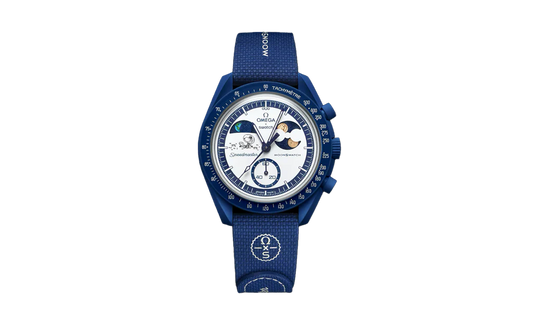 Swatch x Omega Bioceramic Moonswatch Mission To Earthphase Moonshine Snoopy Gold (Hunters Moon)