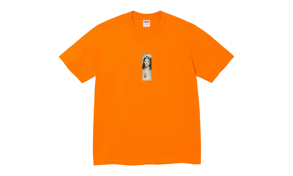 Supreme Prayer Card Box Logo Tee Orange