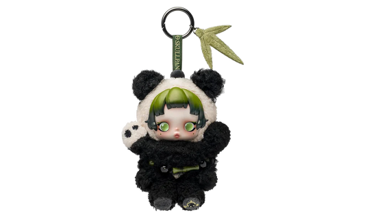 Pop Mart SKULLPANDA Lazy Panda Plush Doll Pendant