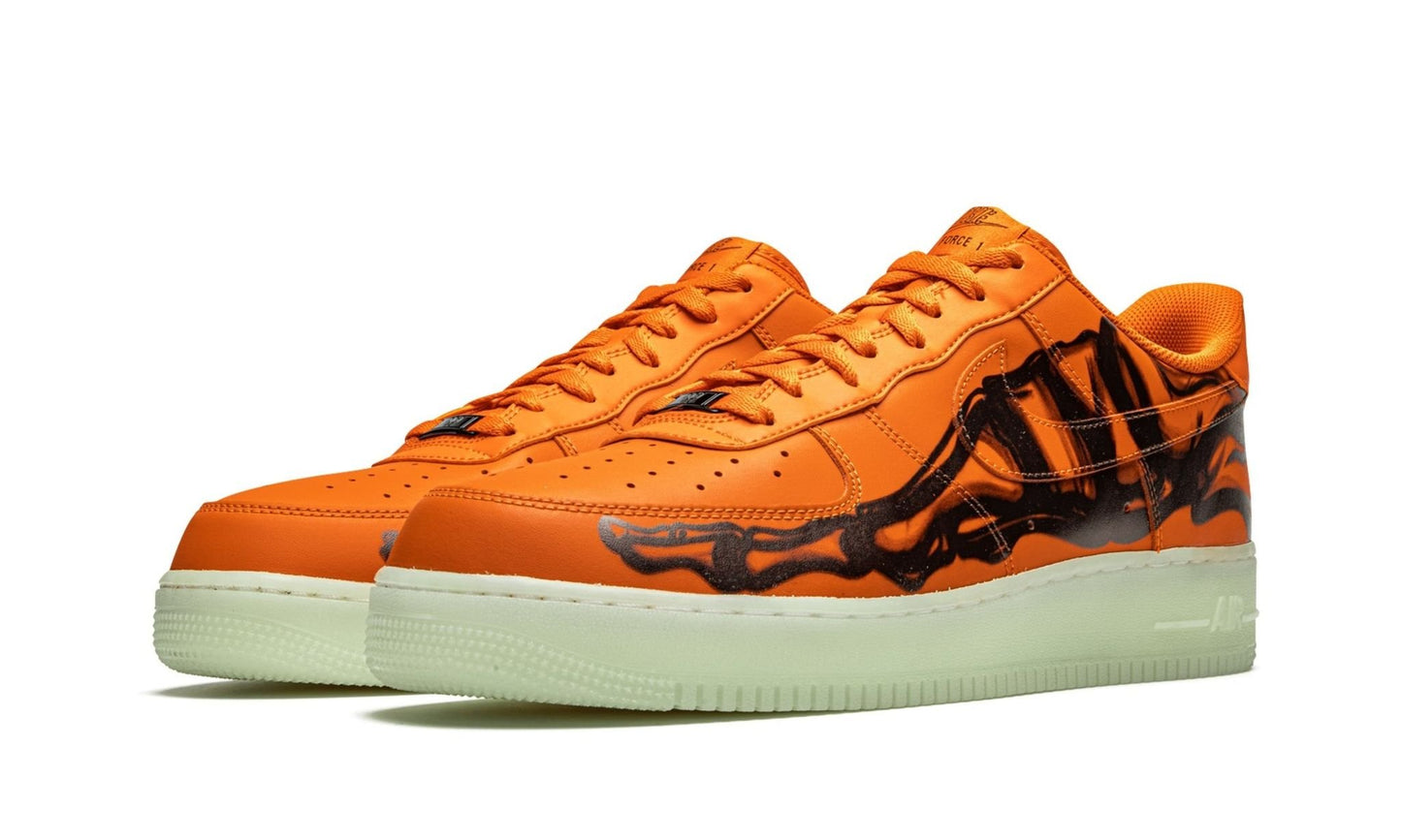 Nike Air Force 1 Low Orange Skeleton Halloween (2020)