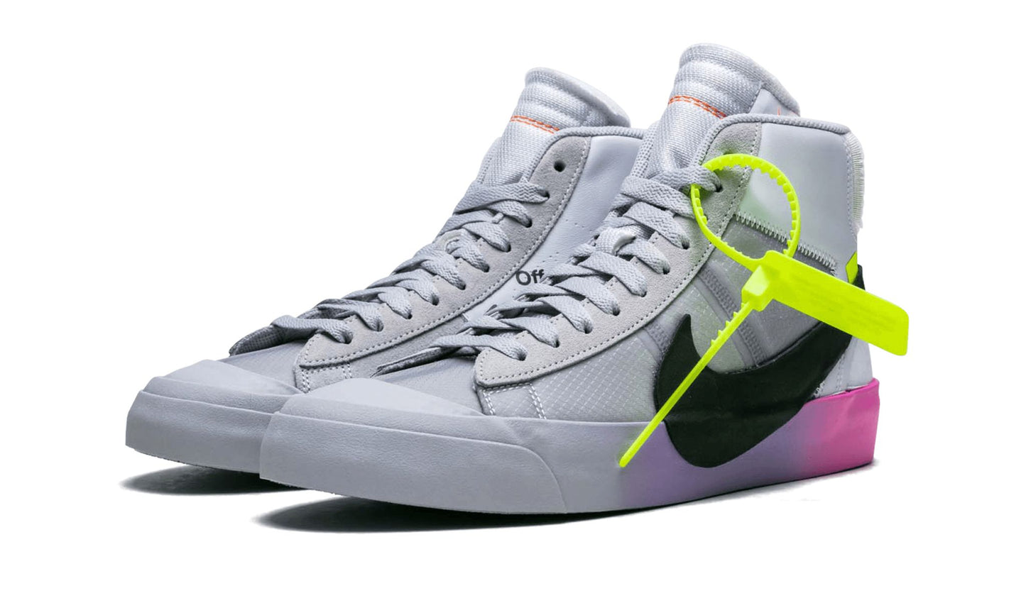 Nike Blazer Mid Off-White Wolf Grey Serena Queen