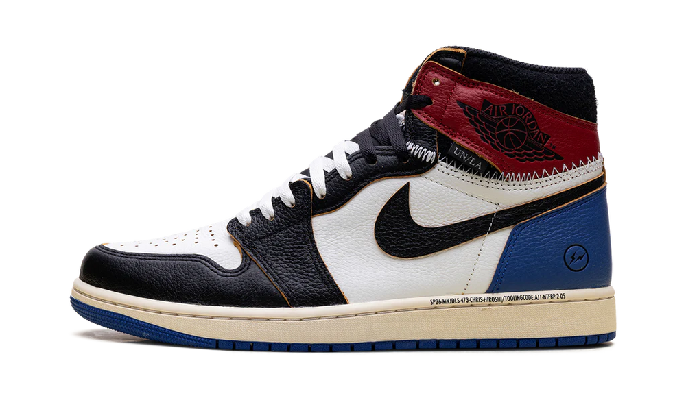 Air Jordan 1 High Fragment x Union Varsity Red Sport Royal