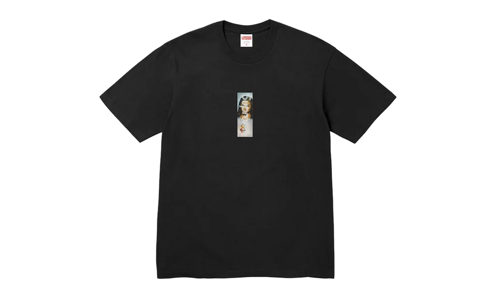 Supreme Prayer Card Box Logo Tee Black
