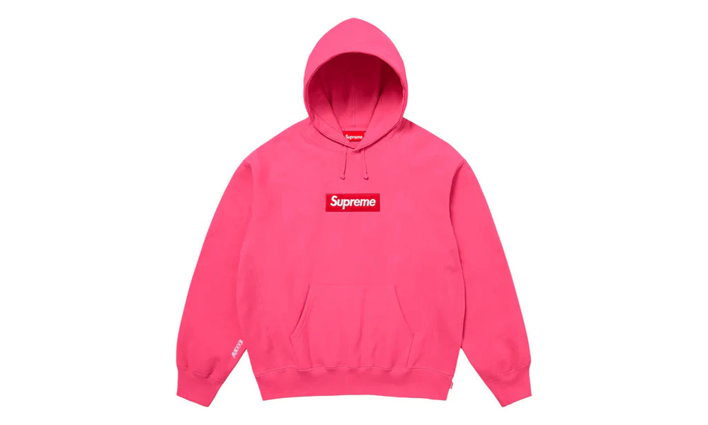 Supreme Box Logo Hooded Sweatshirt (FW25) Magenta