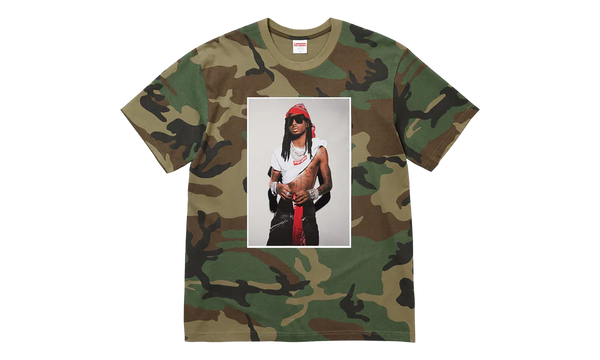 Supreme Playboi Carti Tee Woodland Camo