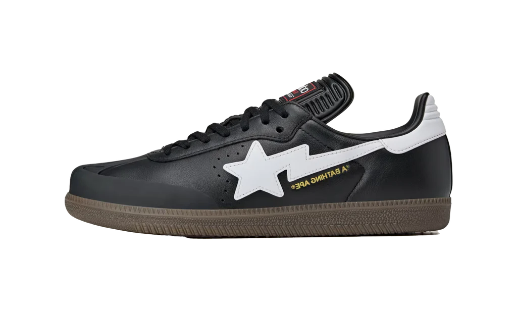 Adidas Samba Bape Black White Gum