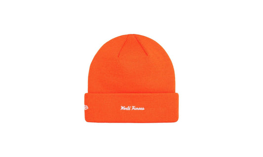 Supreme New Era Box Logo Beanie (FW24) Dark Orange