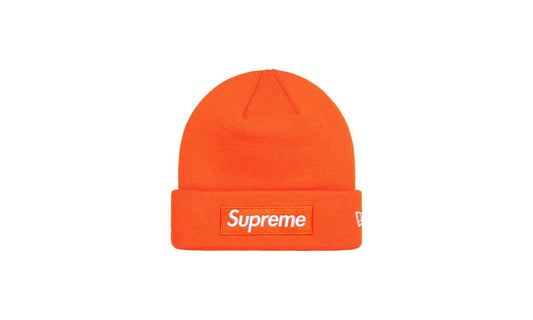 Supreme New Era Box Logo Beanie (FW24) Dark Orange