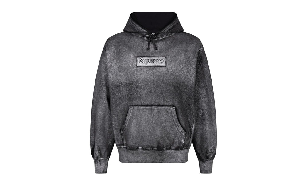 Supreme MM6 Maison Margiela Foil Box Logo Hooded Sweatshirt Black