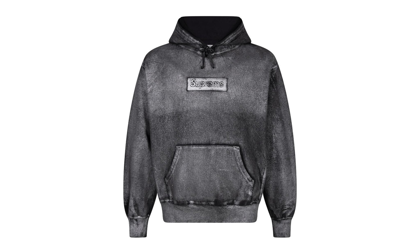 Supreme MM6 Maison Margiela Foil Box Logo Hooded Sweatshirt Black