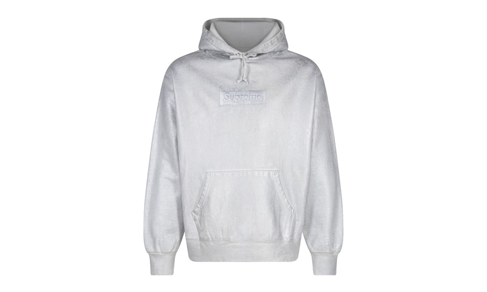 Supreme MM6 Maison Margiela Foil Box Logo Hooded Sweatshirt White