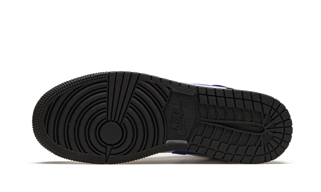 Air Jordan 1 Mid Black Racer Blue White (GS)