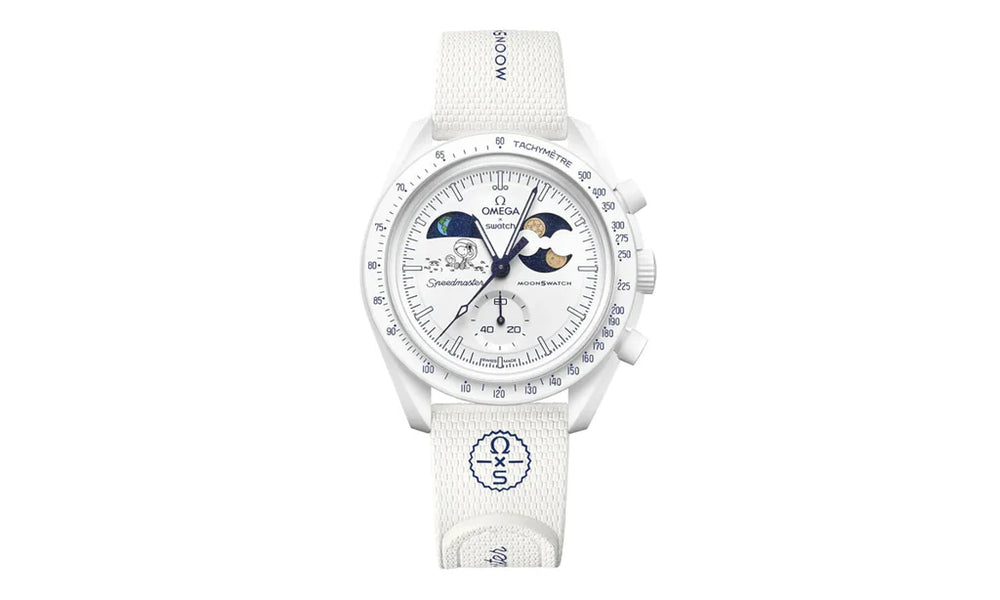 Swatch x Omega Bioceramic Mission To Earthphase Moonshine Gold Cold Moon