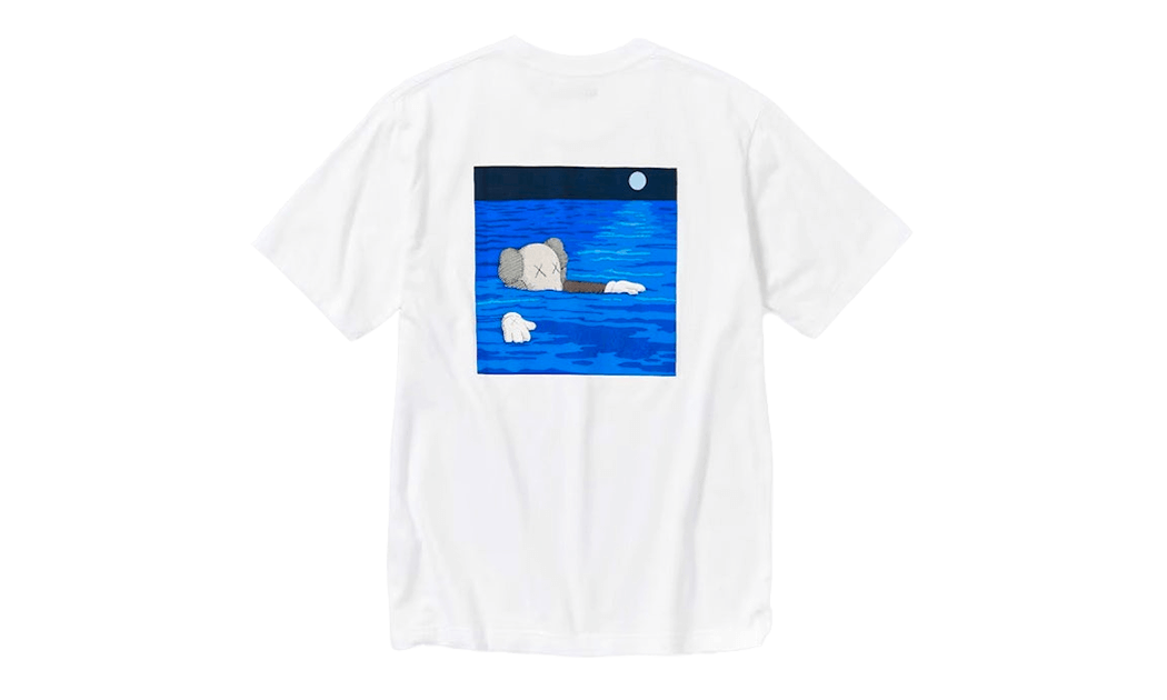 KAWS x Uniqlo UT Short Sleeve Artbook Cover T-shirt Blue