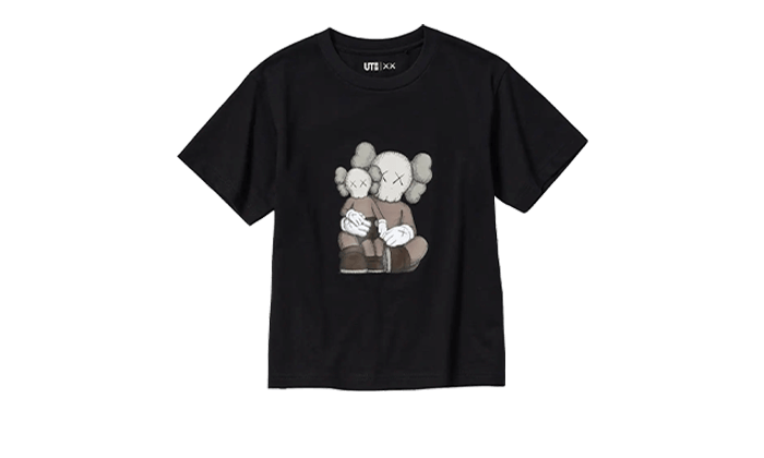 KAWS x Uniqlo UT Short Sleeve Graphic T-shirt Black