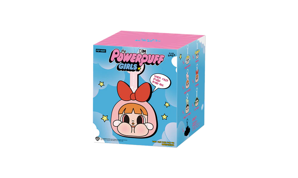 Pop Mart CryBaby x Powerpuff Girls Series Vinyl Face Plush Sealed Case (6 Blind Boxes)
