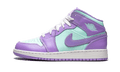 Air Jordan 1 Mid Purple Aqua (GS)