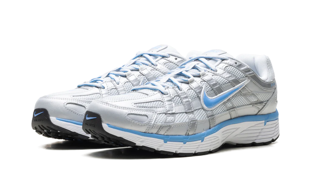 Nike P-6000 Metallic Silver Blue