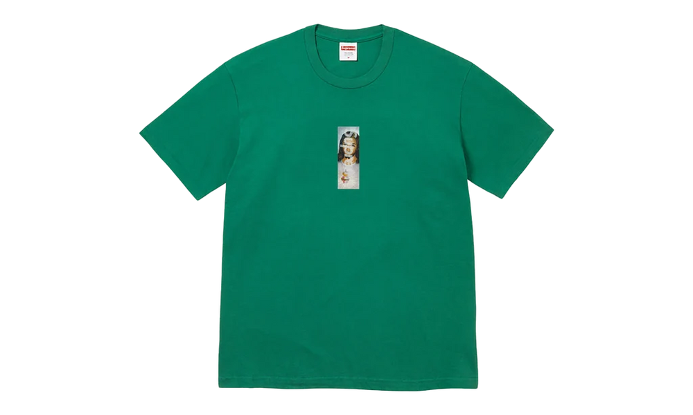 Supreme Prayer Card Box Logo Tee Light Pine